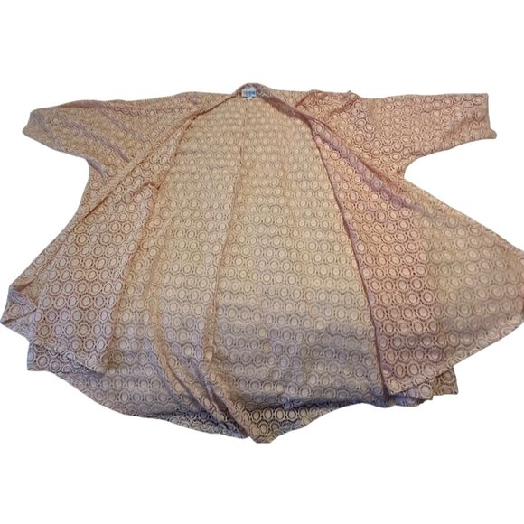 Women's Pink Kimono Open Jacket and Spaghetti Strap Camisole Size L/XL (READ) - Picture 10 of 16